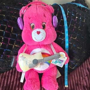Pink BUILD A BEAR CARE BEARS CHEERBEAR WITH ACCESORIES